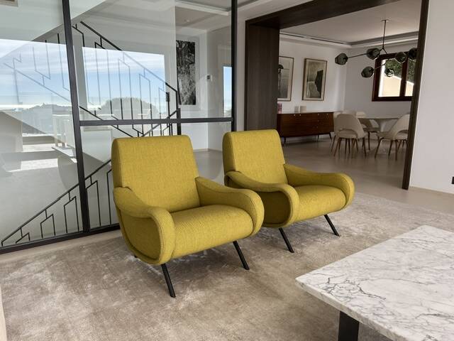 Pair of Cassina 720 Lady armchairs - Marco Zanuso - Excellent condition