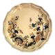 Decorative plate earthenware of Salins France decoration of Aligne