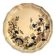 Decorative plate earthenware of Salins France decoration of Aligne