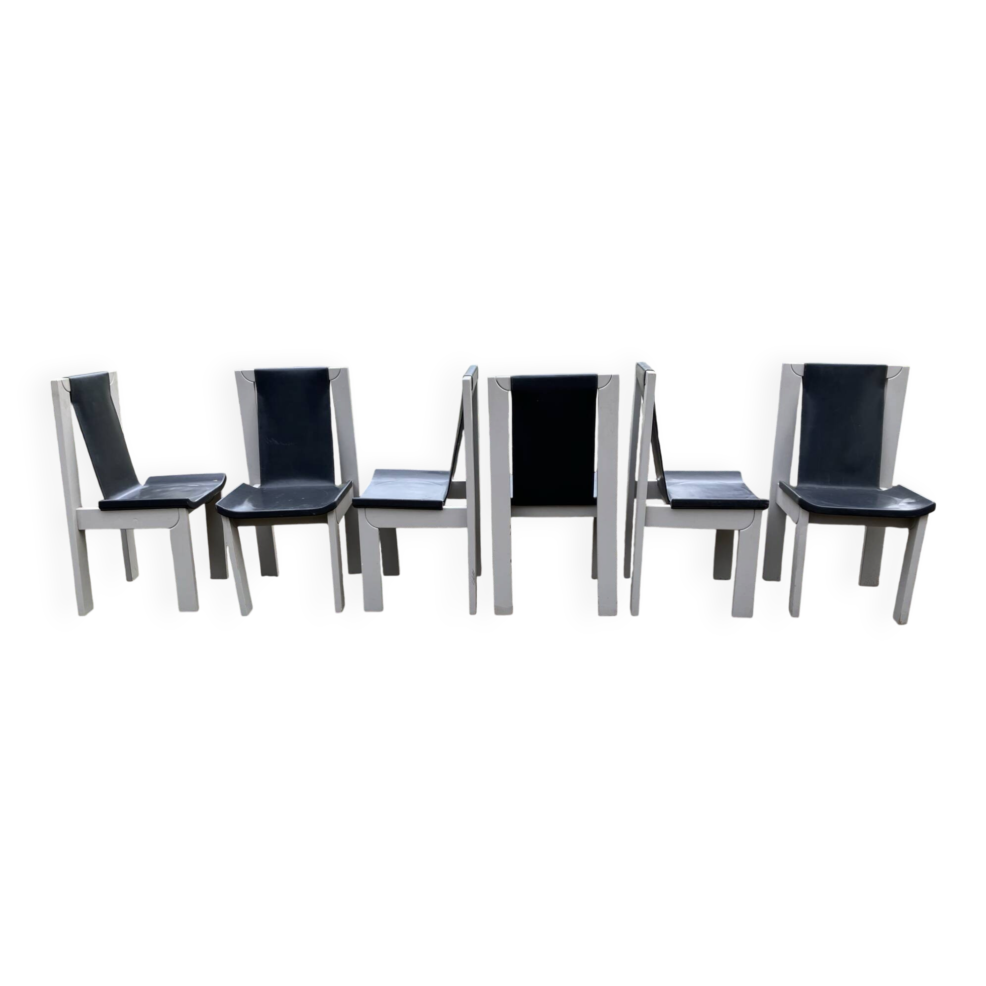 6 chaises Luigi Gorgoni