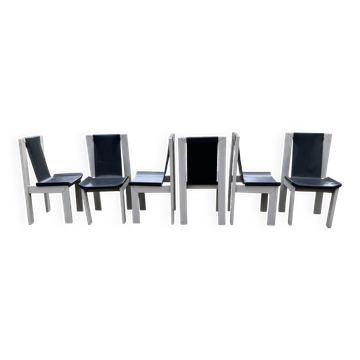 6 chaises Luigi Gorgoni