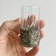 Lot de soliflores en verre cannelé