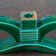 Pair of ceramic candle holders 50s