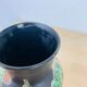 Ceramic vase by Hans Schneider in Steffisburg, Switzerland, folk art, vintage