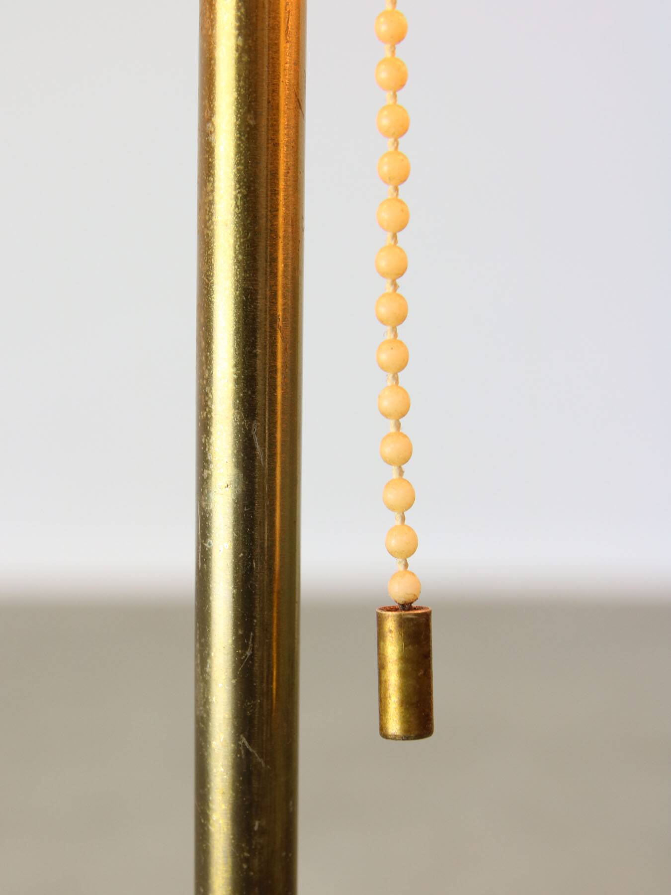 Mid-Century Black & Brass Table Lamp from Kamenický Šenov