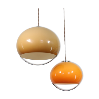 Space Age Jolly Pendant Lamps From Guzzini, Set of 2