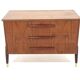 Commode scandinave en teck, Bröderna Gustavssons, Markaryd, Suède, 1950