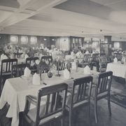Photo argentique salle de paquebot vers 1930