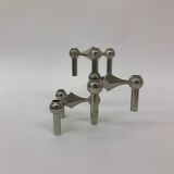 Set of 3 Candlestick by Fritz Nagel & Ceasar Stoffi and manufactured by BMF 1960’s
