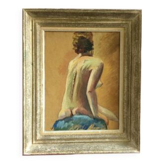 Painting "Nude from behind" 40's