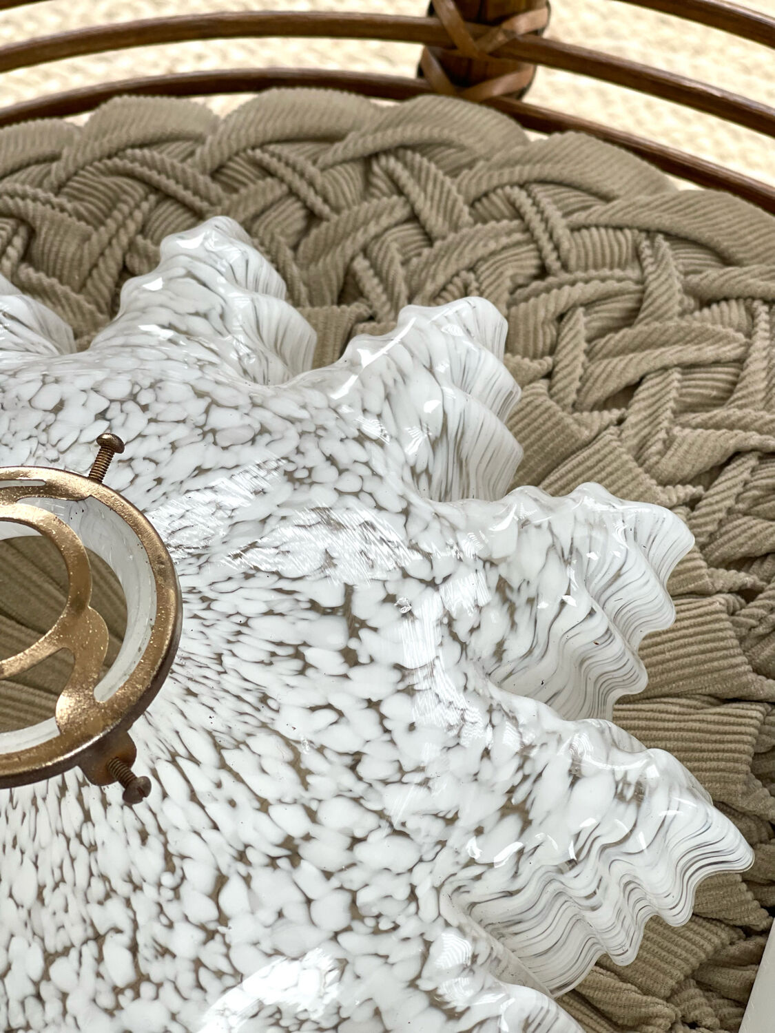 Clichy glass lampshade