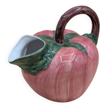 Grand pichet barbotine Tomate
