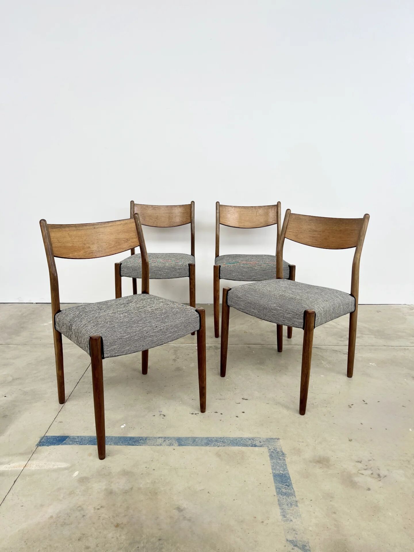 Teak chairs Cees Braakman set of 4