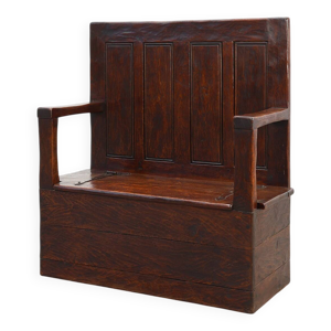 banc en chêne massif