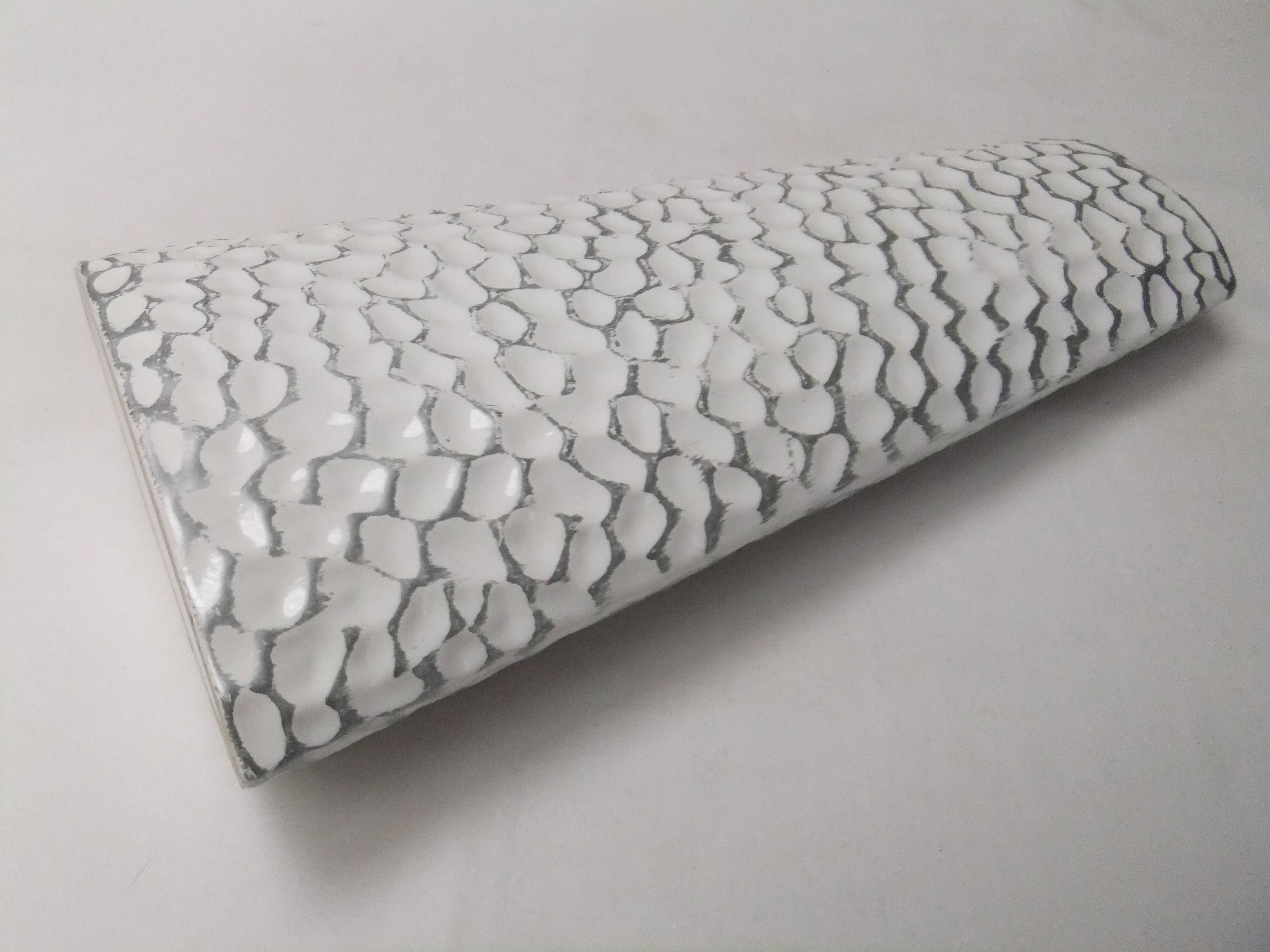 Antique ceramic slip vase signed numbered vintage