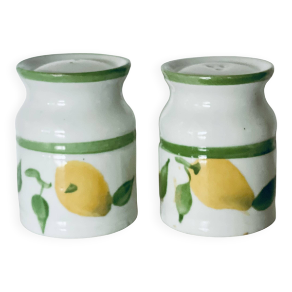 Salière poivrière LBP citrons