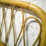 Single rattan headboard