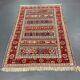 Tapis Kilim rouge style vintage en laine tissée à plat à la main, style tribal, 167 x 108 cm