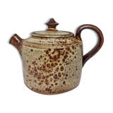 Glazed stoneware teapot
