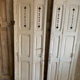 Pair of old shutters