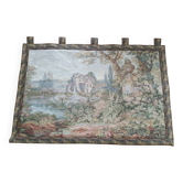 Countryside landscape scene wall tapestry