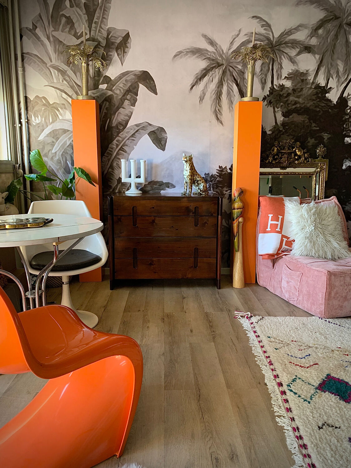 Commode bois années 70