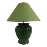 XL lamp in green earthenware from the 70s/80s