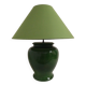XL lamp in green earthenware from the 70s/80s