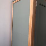Verdigris two-door wardrobe