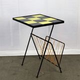 Table d'appoint porte-journaux  1960