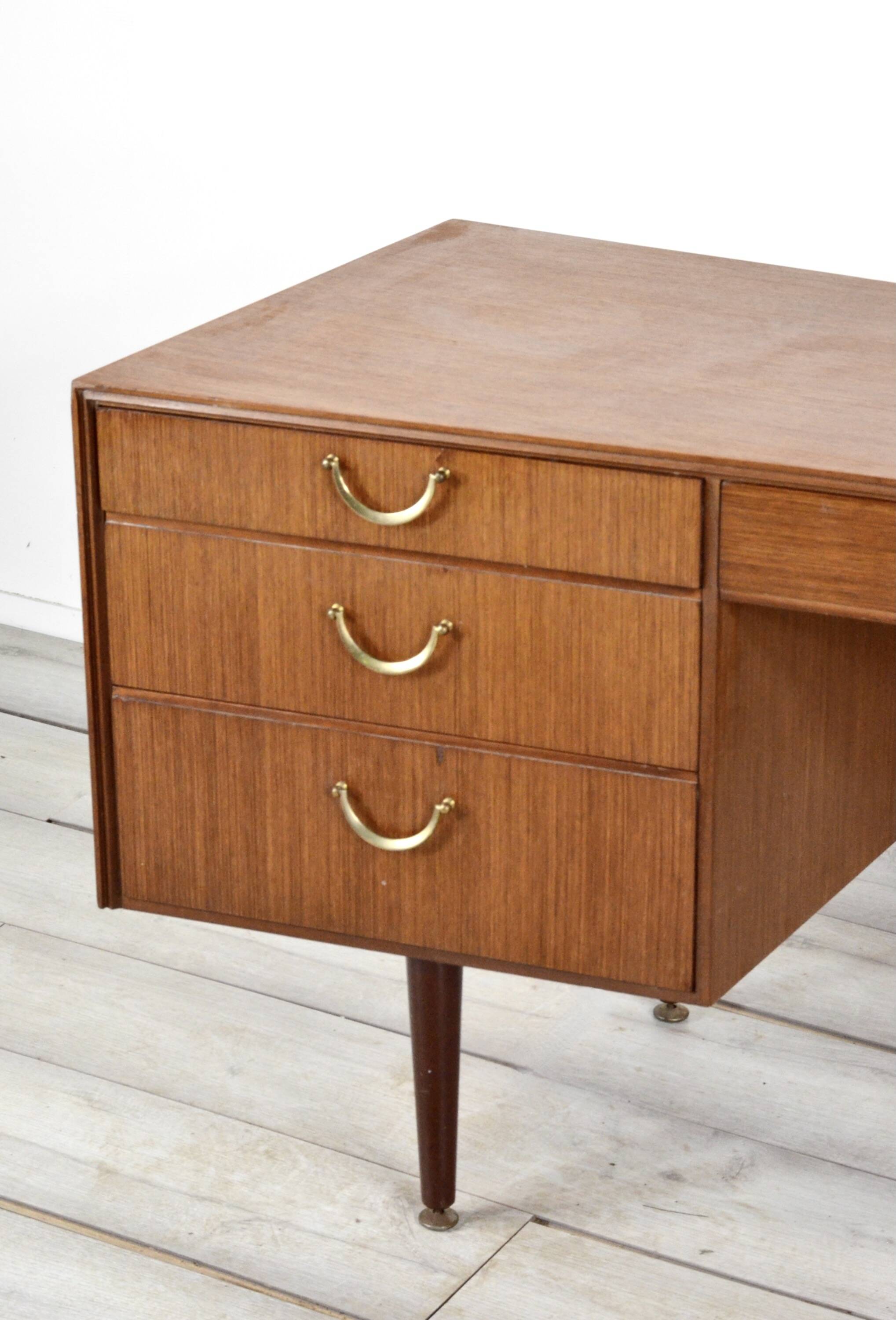 Midcentury Meredew Desk In Teak. Vintage / Modern / Retro / Danish Style.