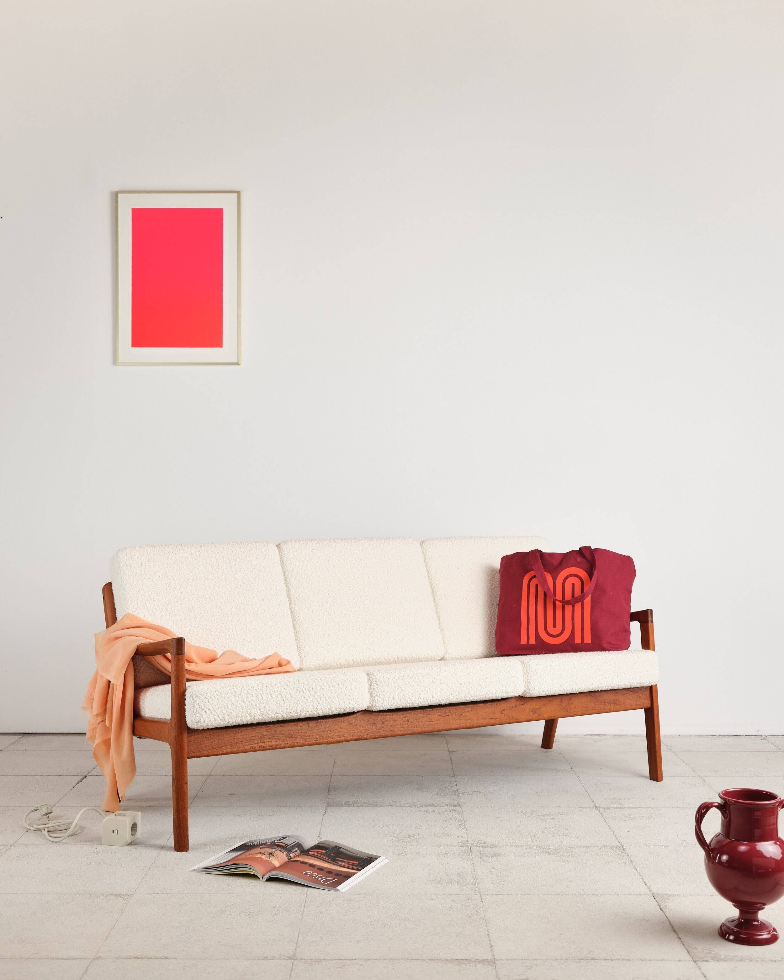 Senator 3-seater sofa in teak by Ole Wanscher, Denmark, 1950s.