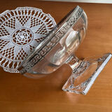 Standing cut square glass base