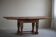 Table à manger / bureau Antique Baroque en chêne, ébéniste danois, XIXe siècle