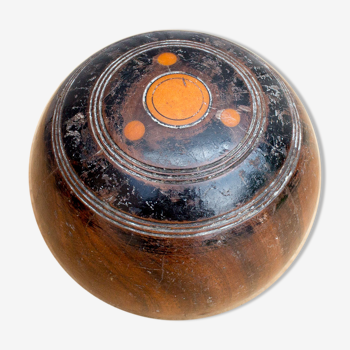 Riley's old wooden sports ball