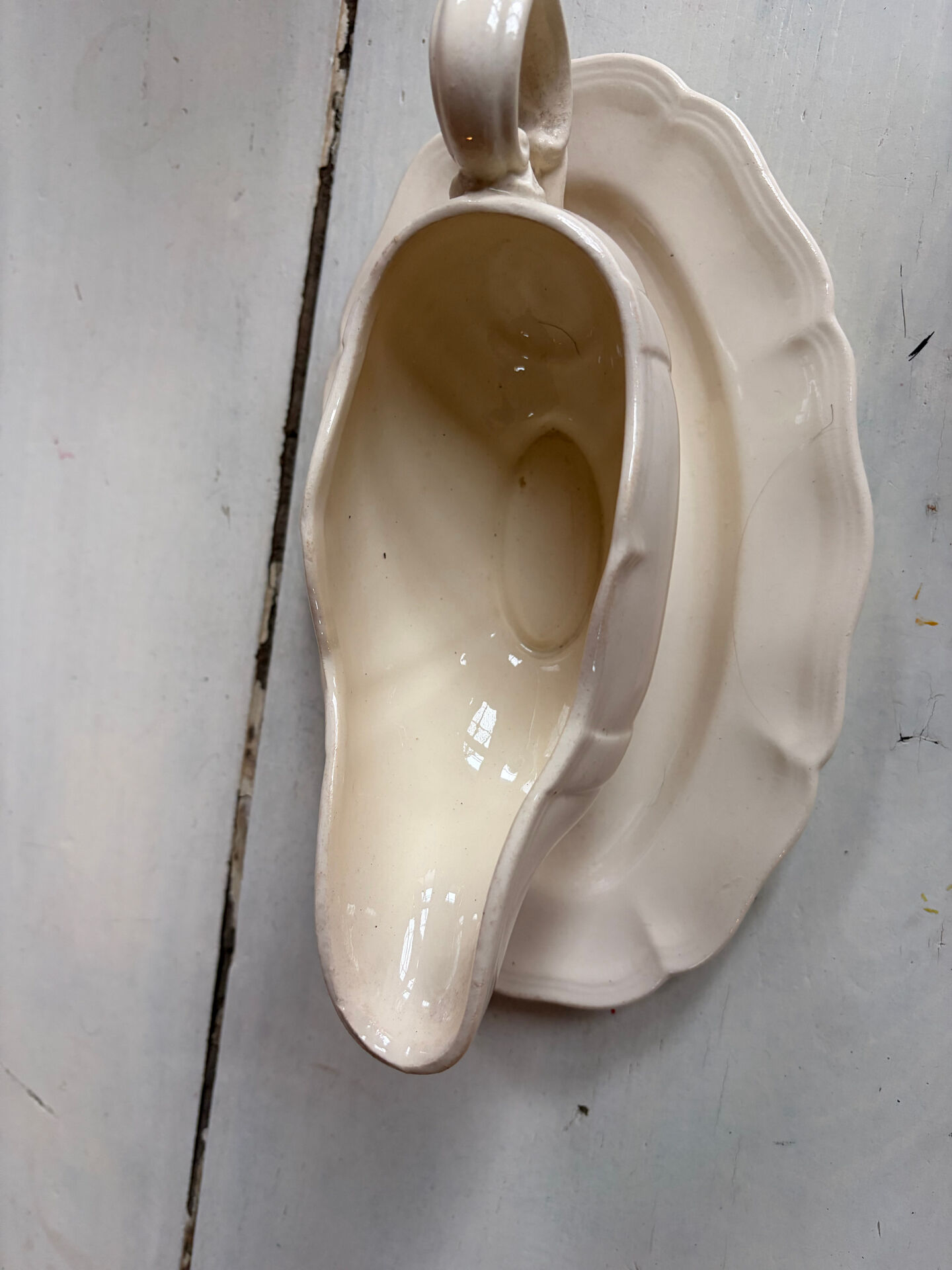 Saucière en faïence