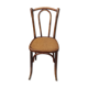 Bistro chair with buchon brand plate
