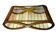 Sculptural coffee table "Infinity" in curved wood – Vintage 1970 design
