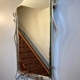 Modernist mirror frame chrome 1950