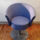 Fabric tulip armchair
