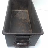Old metal drawer