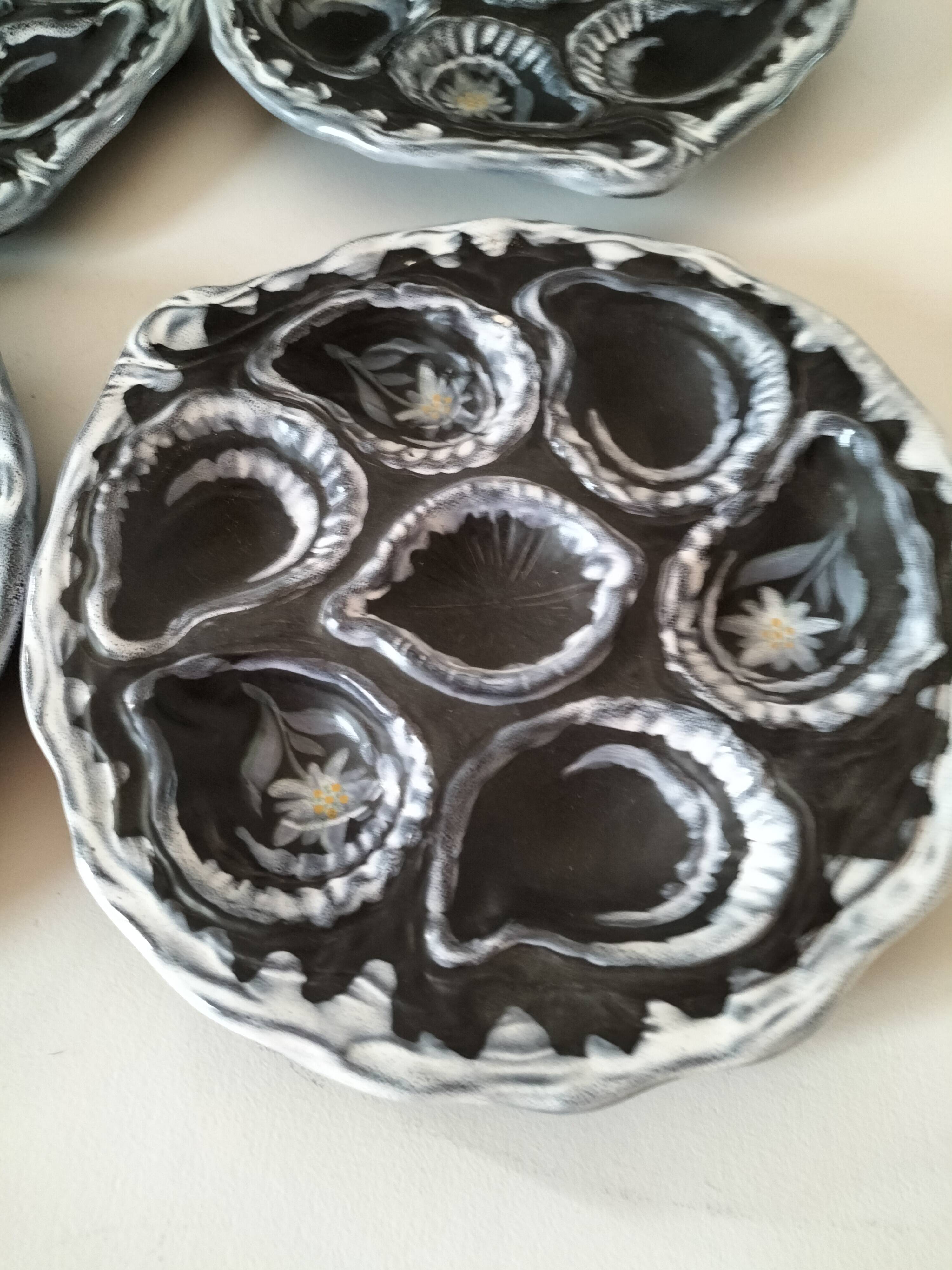 Gabriel Fourmaintraux oyster plates