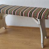 Wooden bench in vintage style.
