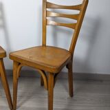 Pair of Baumann bistro chairs