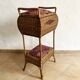Rattan and textile worker, 2 chests, 1960s
