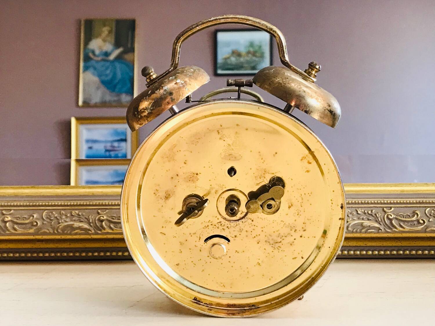 Jaz repeater alarm clock 1982 double copper bells