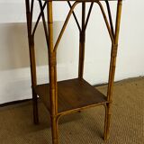 Rattan and bamboo selette