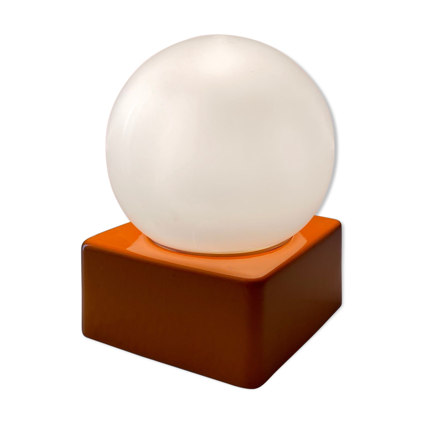 Mid Century ceramic wall lamp by Brunquell