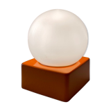 Mid Century ceramic wall lamp by Brunquell