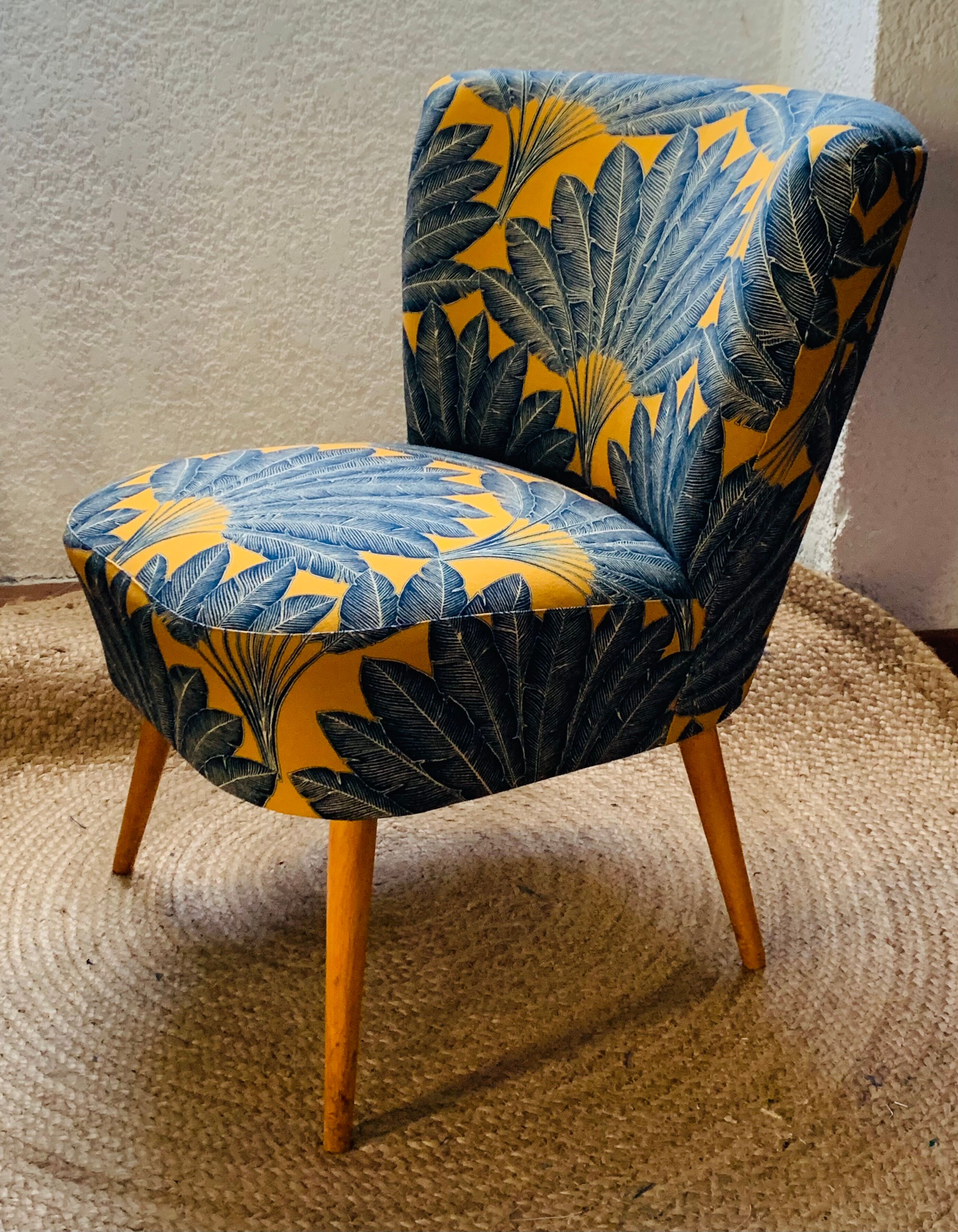 Vintage cocktail armchair